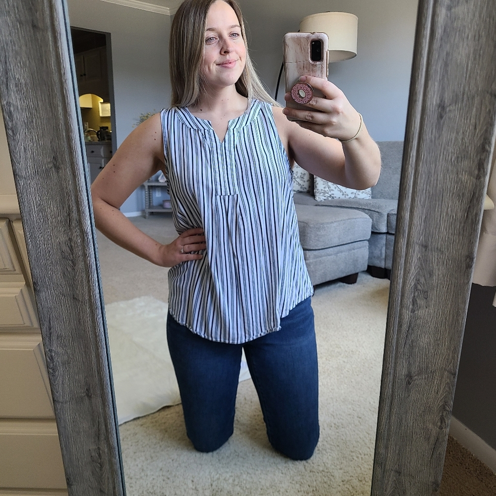 Croft & Barrow Striped Tank Top